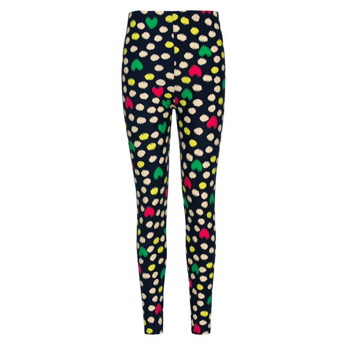 Women's Fashion Double-sided Brushed English Letters Nine-quarter Pants