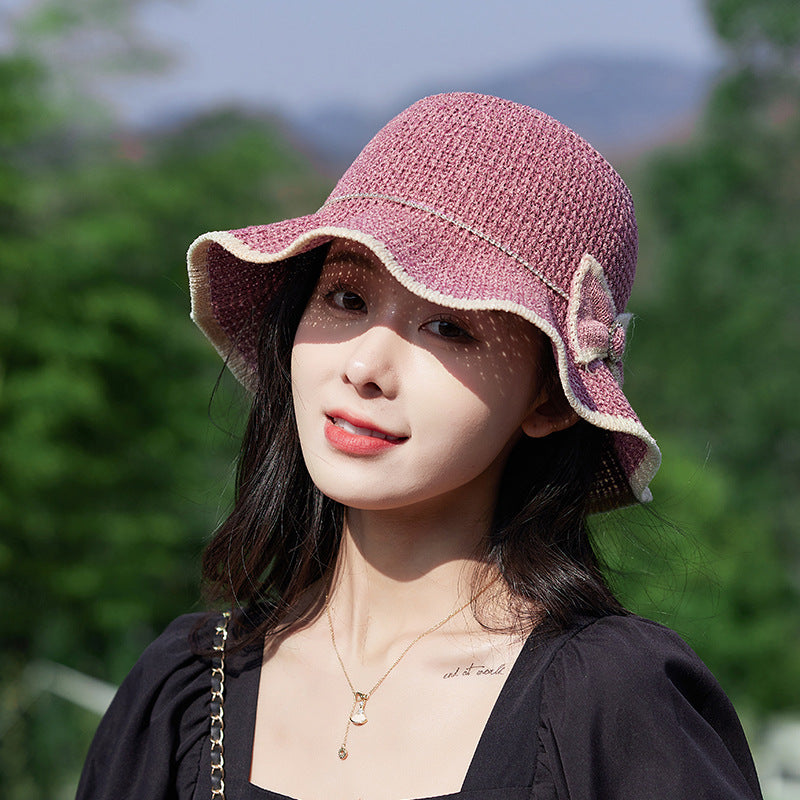 Fashion Sunscreen Sun Hat Ladies Bow