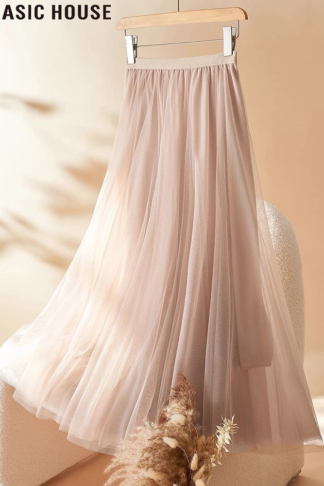 New High-end Mesh Skirt For Spring And Autumn