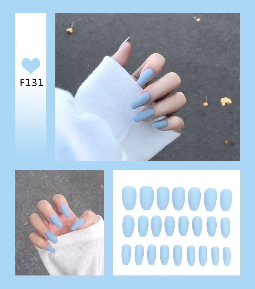 Matte Matte Super Long Ballet Nail