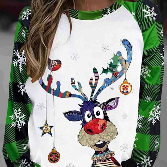 Women's Casual 3D Digital Printing Sweater