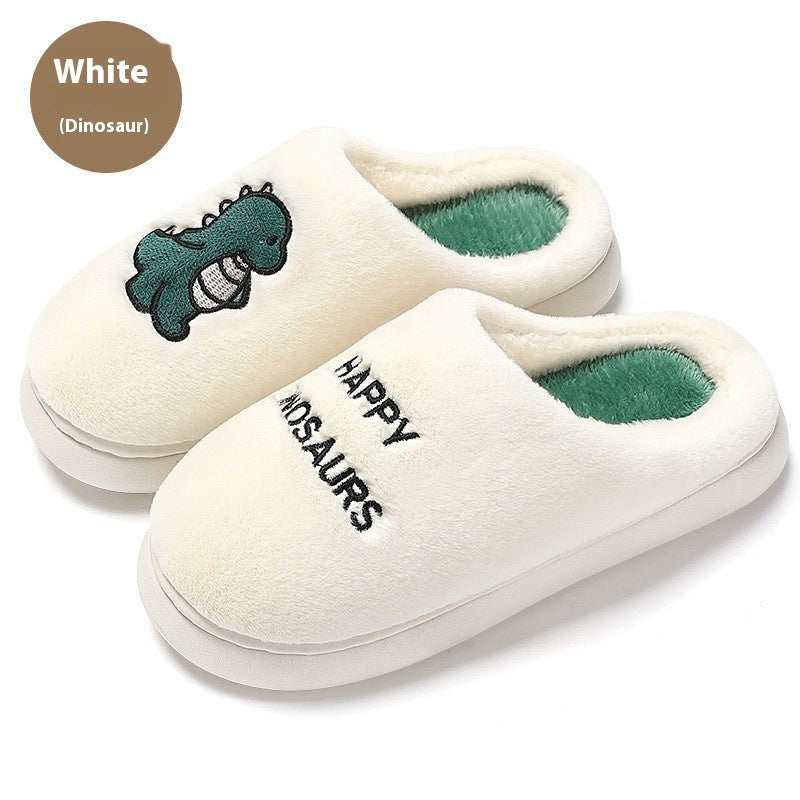 Cute Bear Cotton Slippers Winter Home Indoor