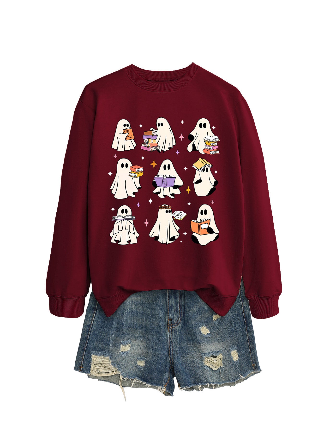 Reading Printed Sweater For Women
