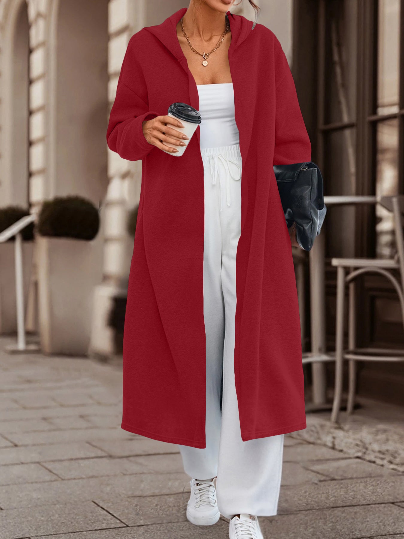 Women's Leisure Commute Long Cardigan Jacket