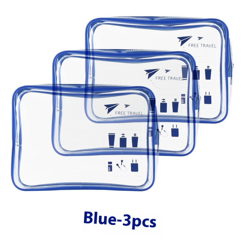 Multi-functional Transparent Travel Waterproof Portable Aviation Plastic Bag