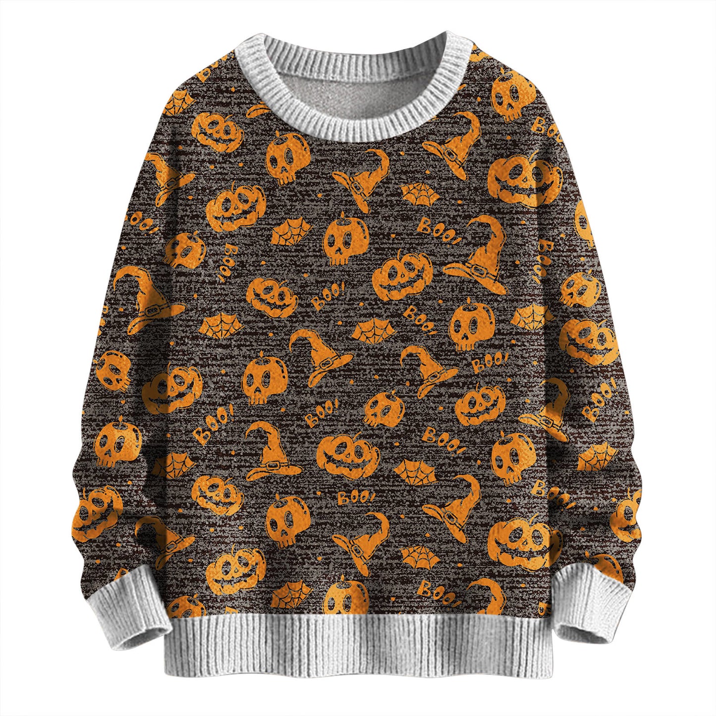 Printed Men's And Women's Round Neck Sweater