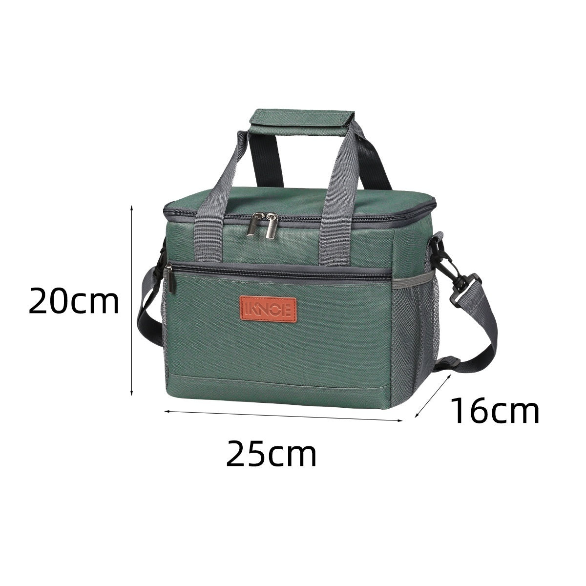 Portable Outdoor Insulated Tote Bag Foldable Made From Thickened Oxford Fabric With Leak Proof Insulation