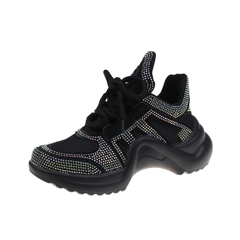 Women's Summer Patch Rhinestone Full Rhinestone Sneakers