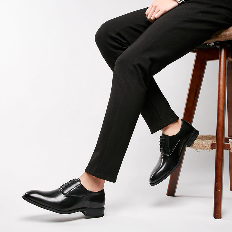 Men's Gentleman Youth Wedding Simple Single Shoes
