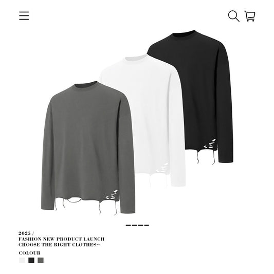 Langærmet T-shirt Underdel Grater