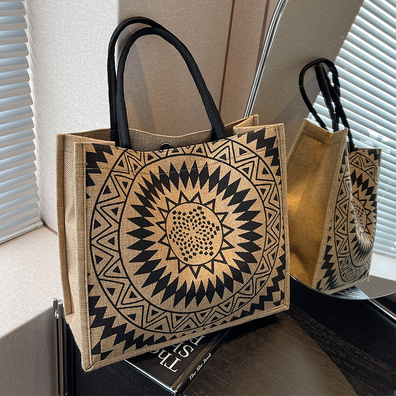 New Ethnic-style Fashionable Mom Bag College Students Tote For Class