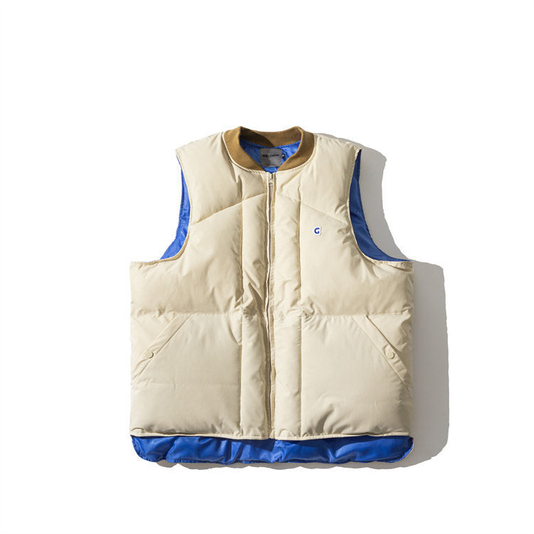 Men's Men's Literary And Artistic Color Matching Cotton Vest
