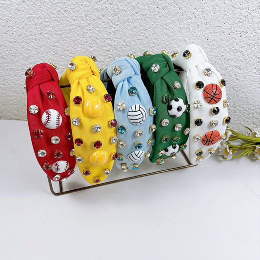 Fashion Enkel Rhinestone Hårbøjle Til Kvinder