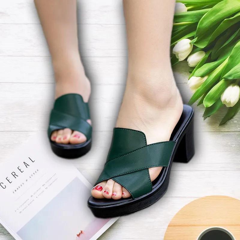 Plus Size Summer Women's High Heel Leisure Sandals
