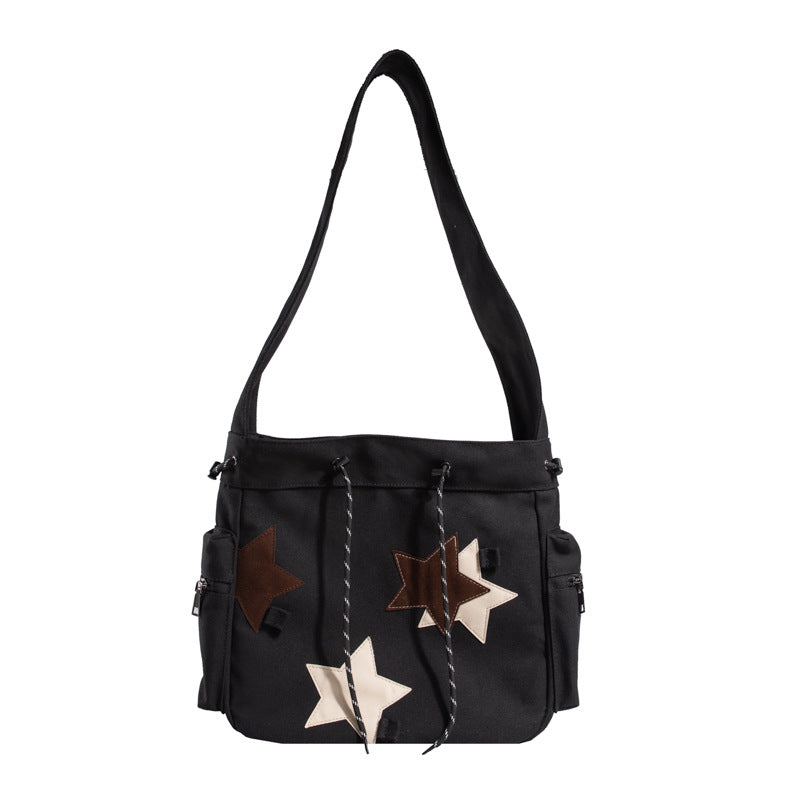 Fashion American Retro Large Capacity Shoulder Messenger Bag