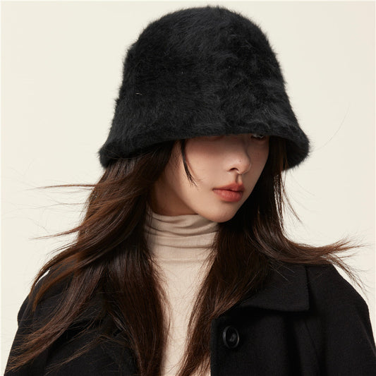Women's Plush Knitting Fisherman's Hat