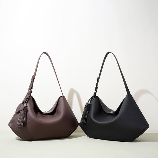 Fashion New Genuine Leather Large Capacity Handbag