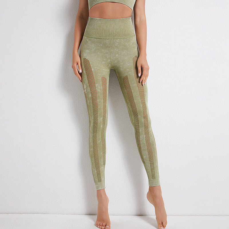 Mode Dame Mesh Hule Hurtigttørrende Yogabukser