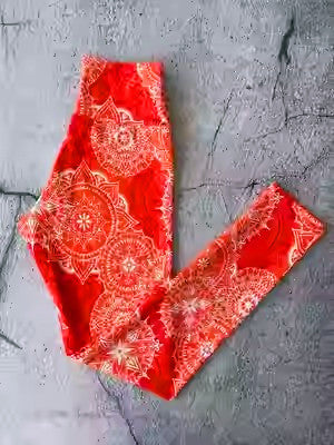 Dopamine Color Printing Beautiful Fashion Yoga Pants