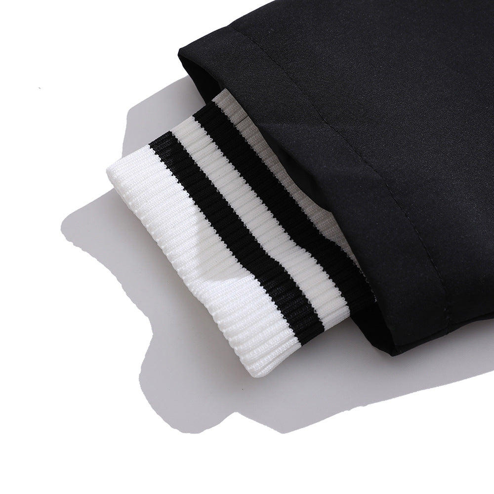 Loose Casual Spring And Autumn Embroidered Letter Splicing Fake Two-piece Hoodie