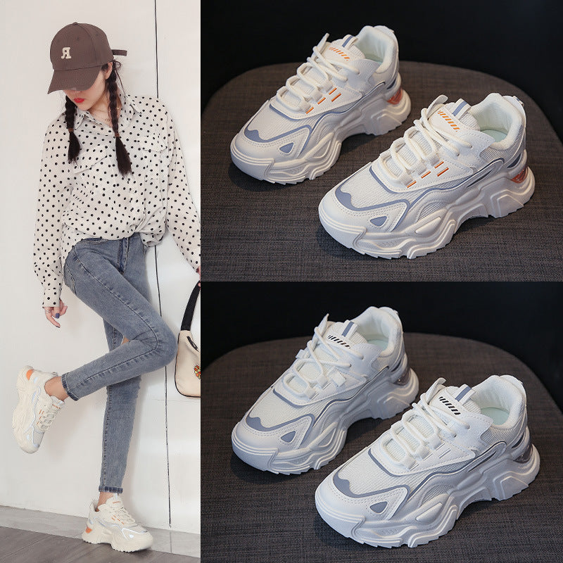 Dad Girls Shoes Breathable Versatile Sports Hipster Student