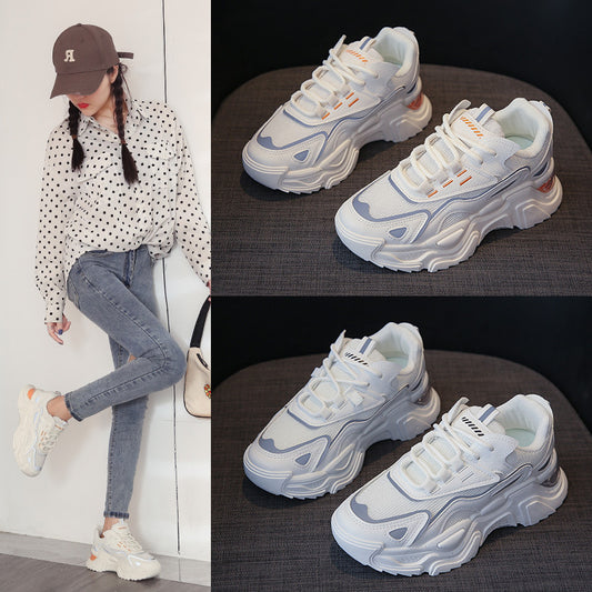 Dad Girls Shoes Breathable Versatile Sports Hipster Student