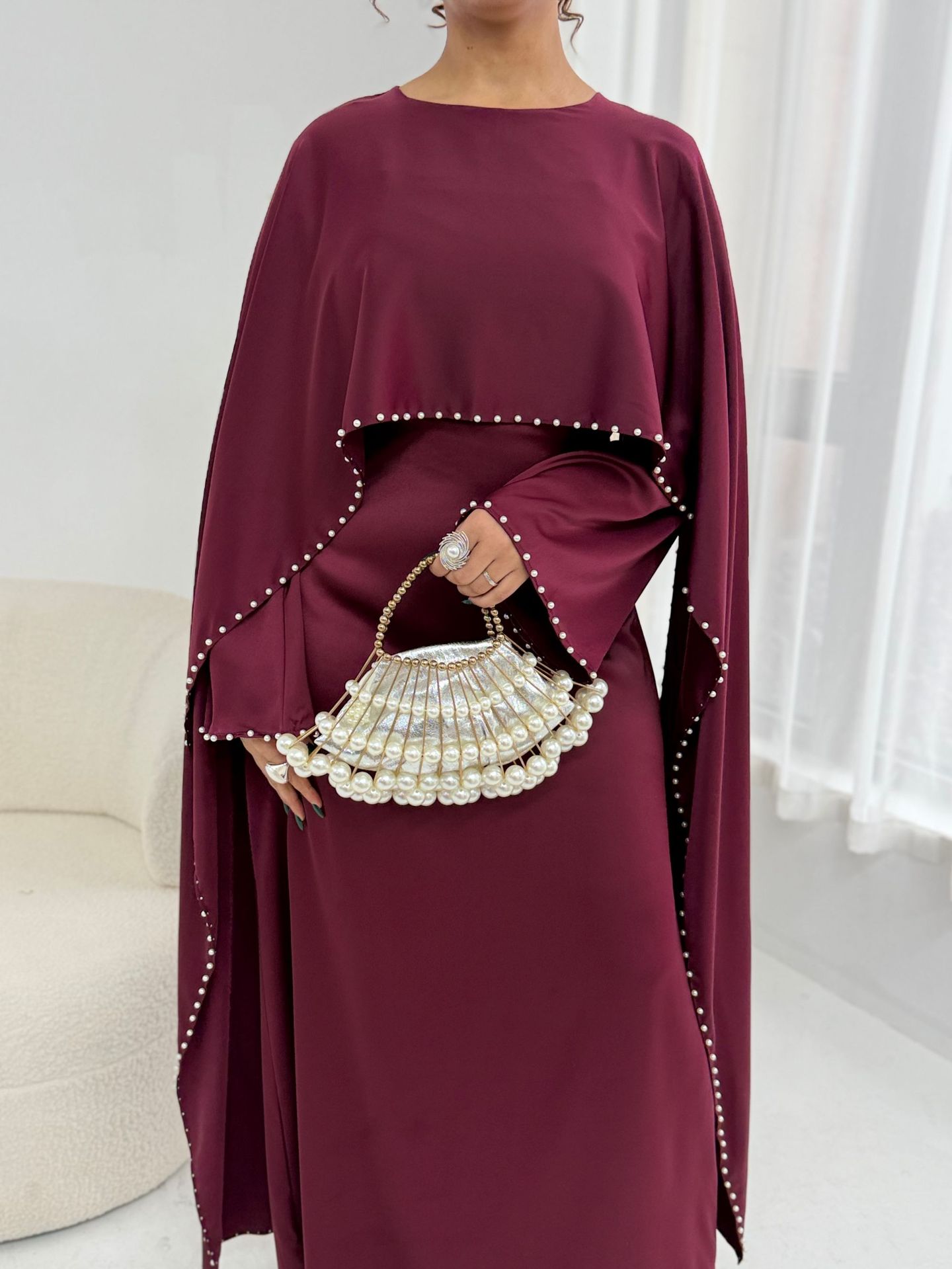 Luxurious Embroidered Gown The Jewel Of The Middle East