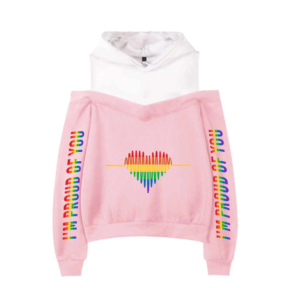New Sexy Off-the-shoulder Hoodie For Women