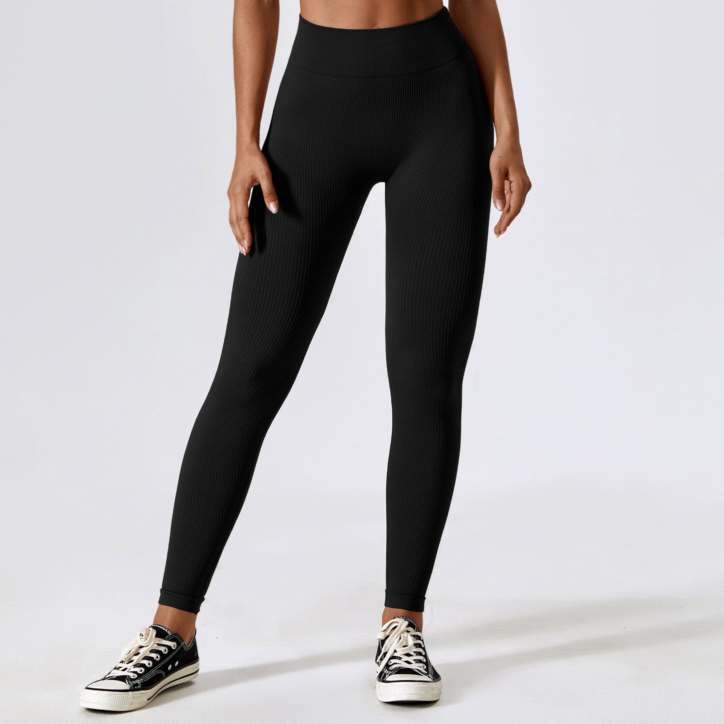 Thread Hip-lift And Belly Shaping Seamless Yoga Pants