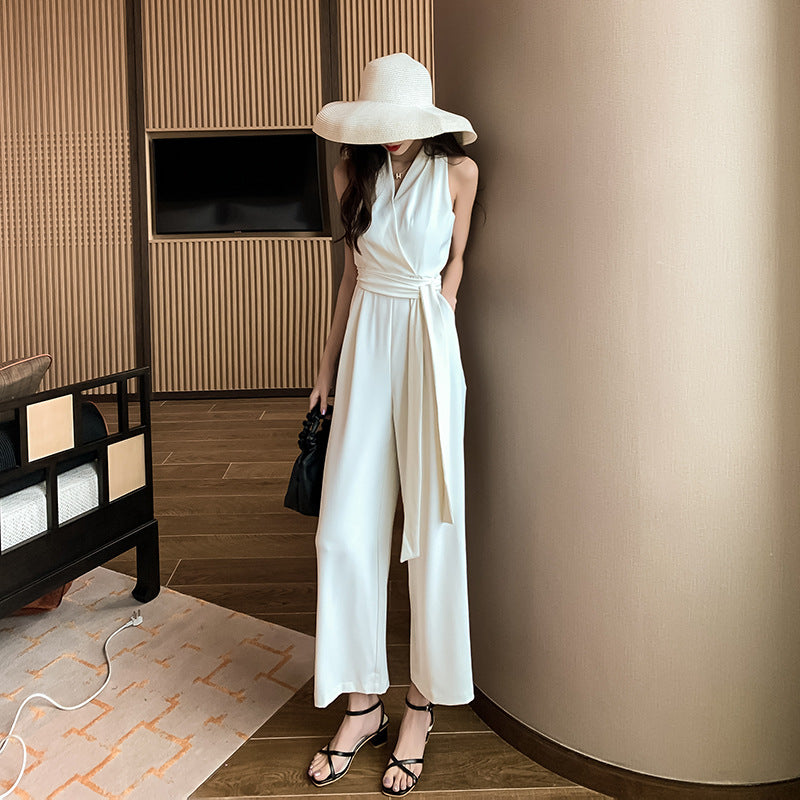 Women's Trendy New Wide Leg Pants Overalls  Suit