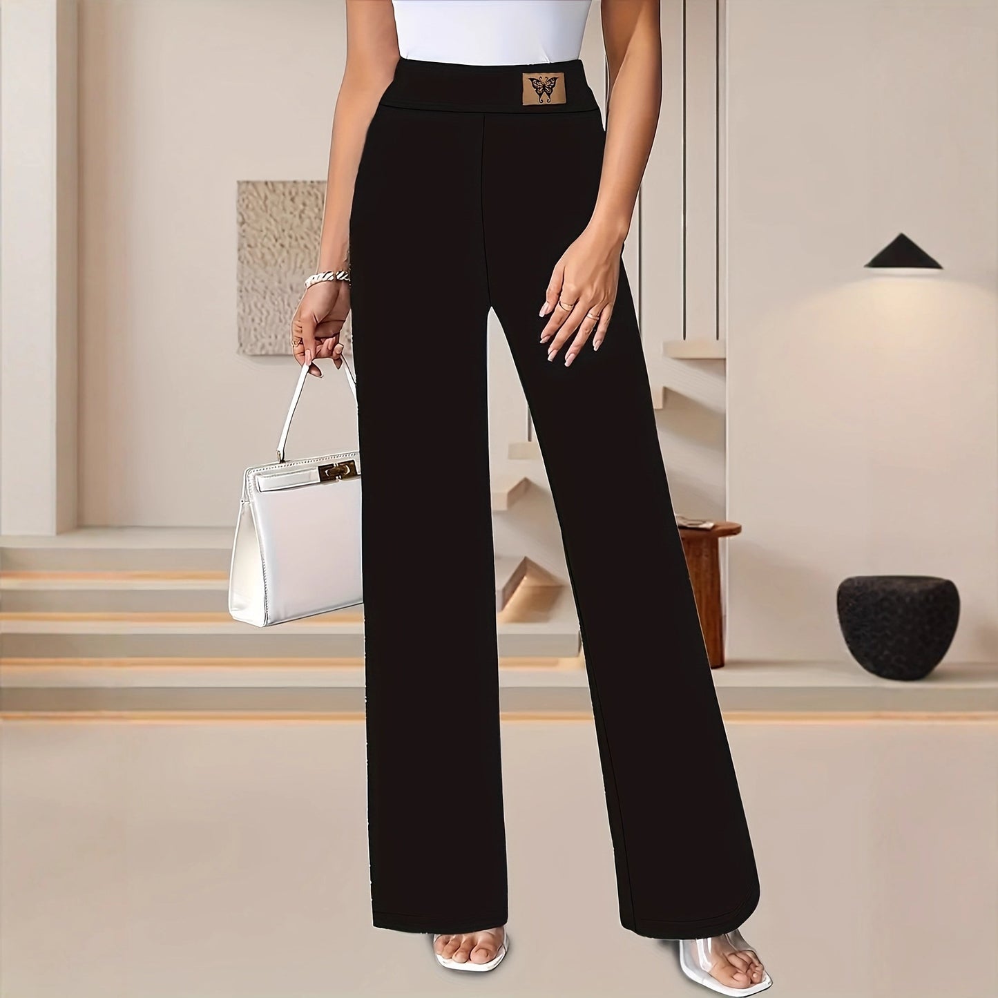 Winter High Waisted Fleece Lined Thermal Leggings