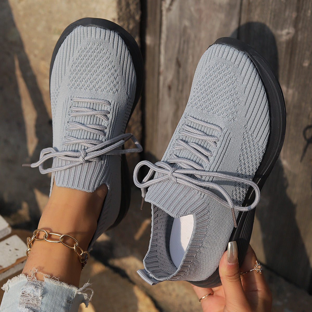 Mesh Surface Running Sneaker Casual Breathable