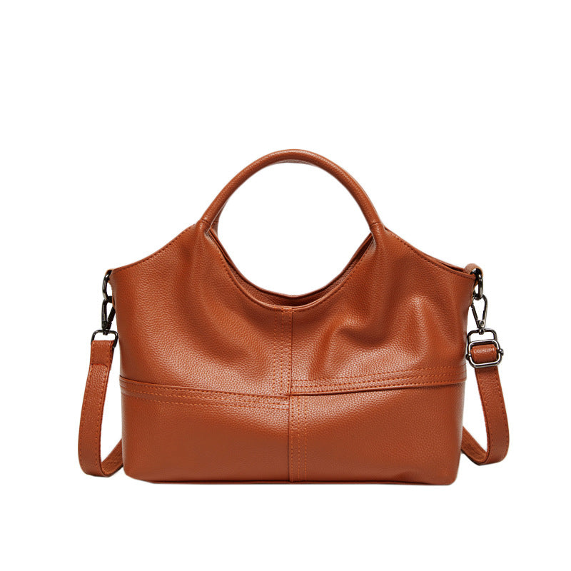 Lightweight Stitching Women's Large Capacity Advanced Texture Handbags