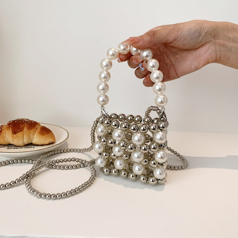 Pearl Foreign Air Concave Modeling Photo Purse