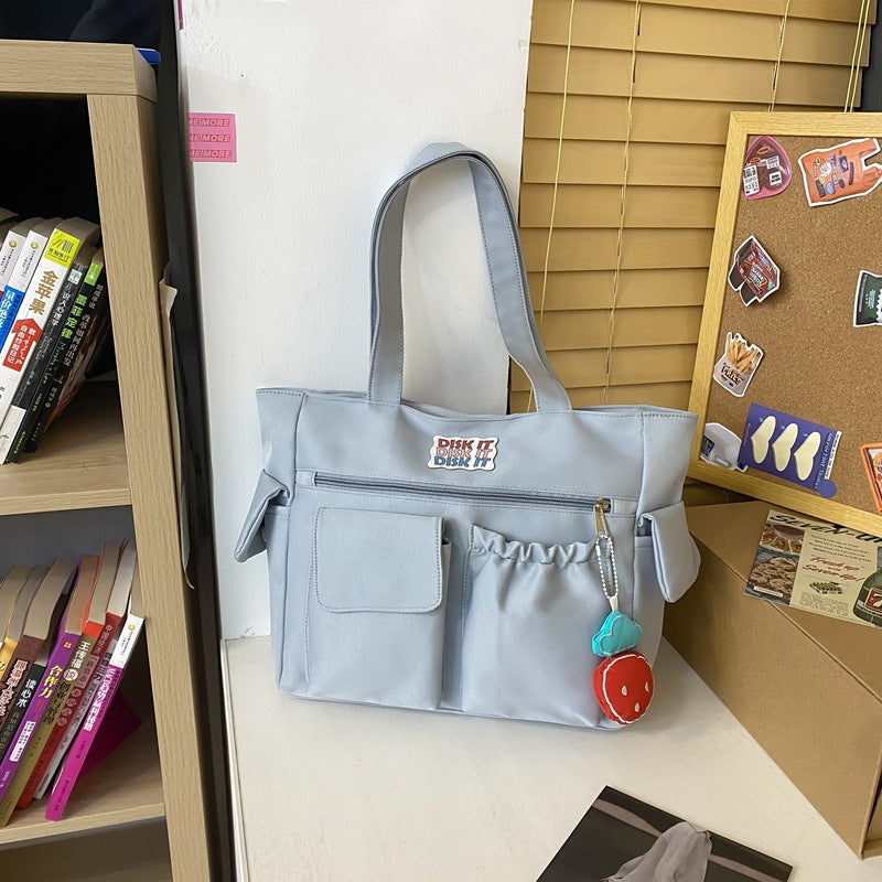 Women's Fashionable And Versatile Casual Solid Color Shoulder Bag