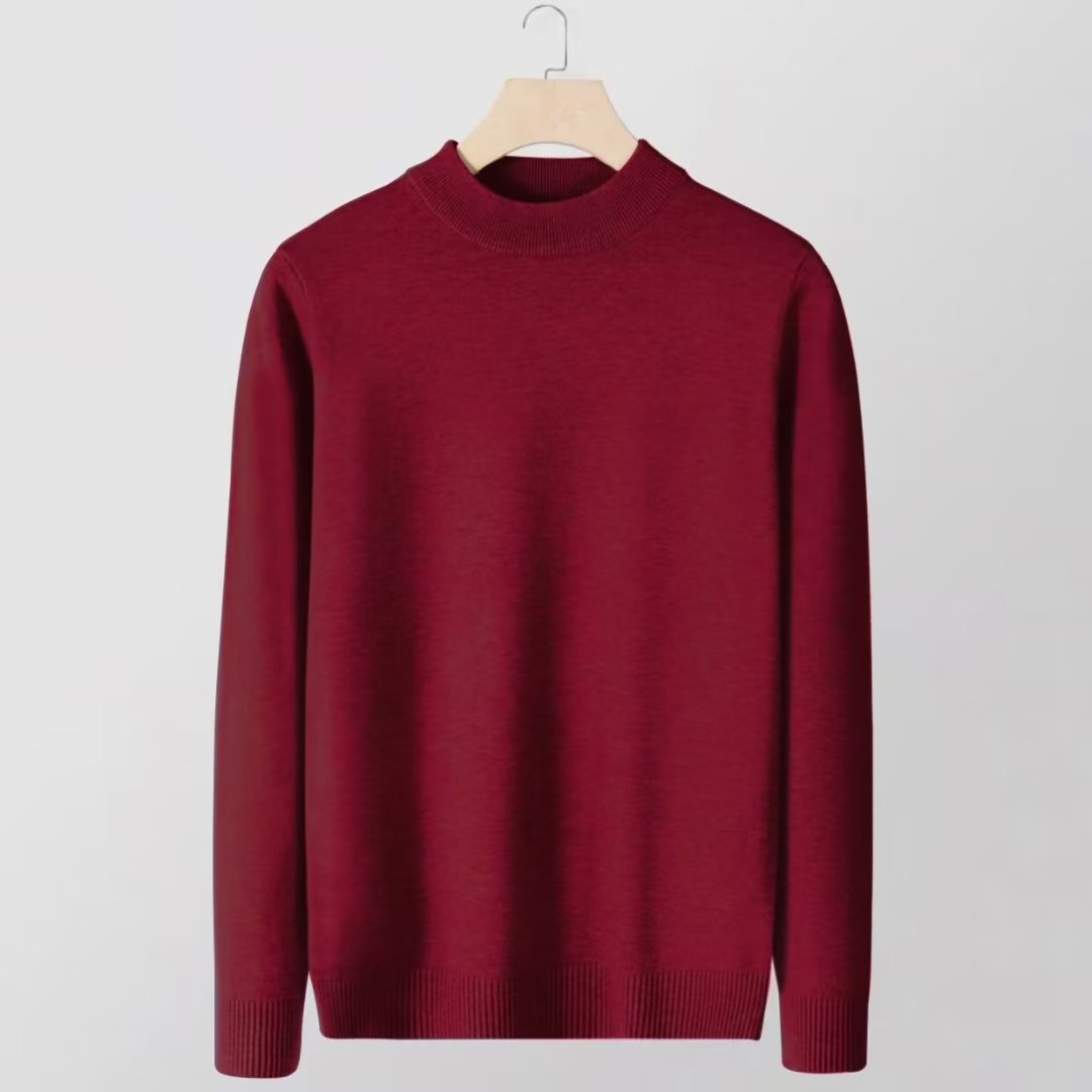 Knitted Base-Layer Casual Men's Wholesale Tops