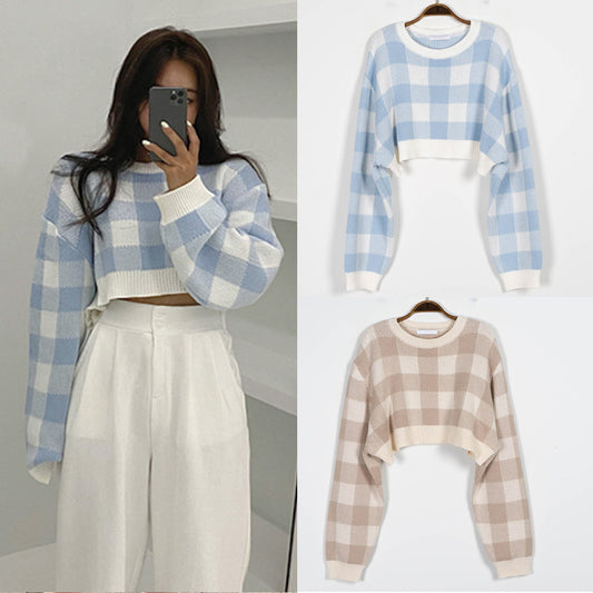 Women's Early Autumn Short And Thin Sweater