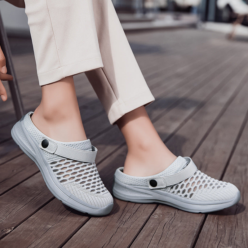 Women's Fashion Breathable Flip-flops Flyknit Sandals