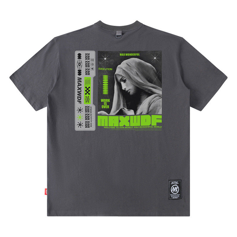 Trendy Loose Casual All-match Half-sleeve T-shirt