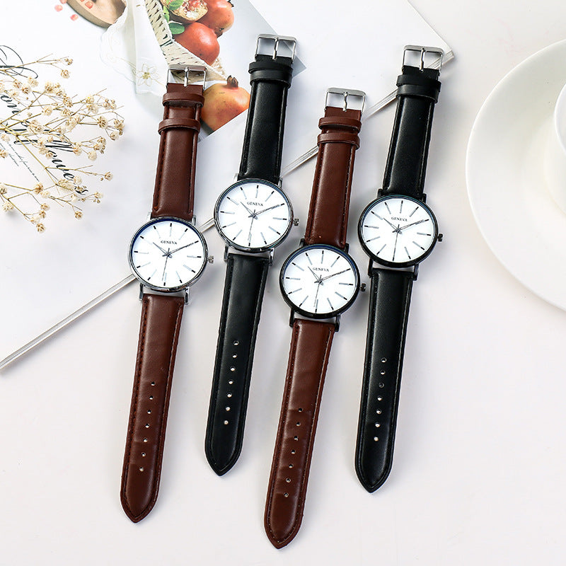 Men's Fashion Simple Belt Quartz Watch