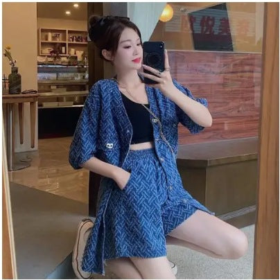 Women's Figure-flattering Loose Two-piece Set
