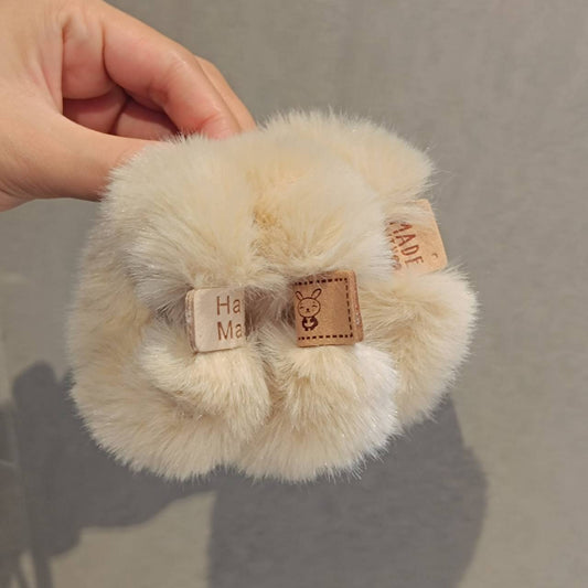 Autumn And Winter Soft Glutinous Plush Hair Ring High Quality Thick Patch Ladies
