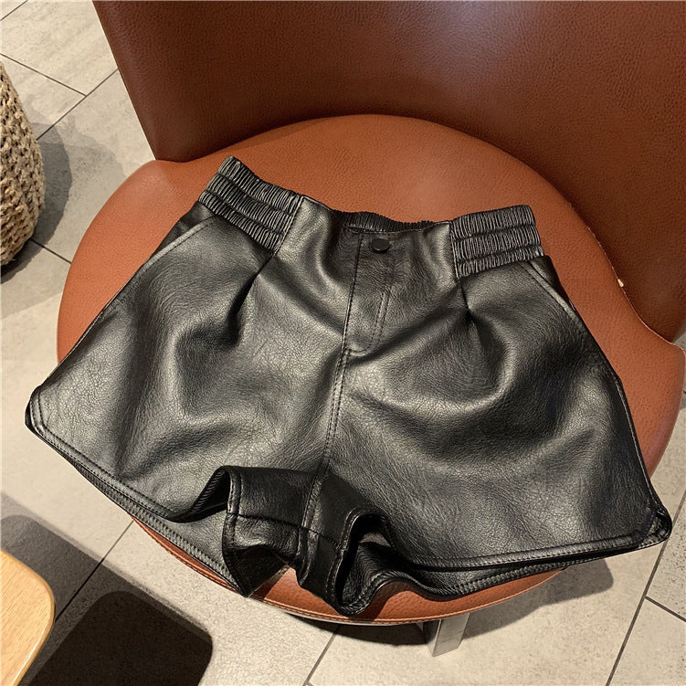Outer Wear Pu Leather Hot Girl Boots Pants