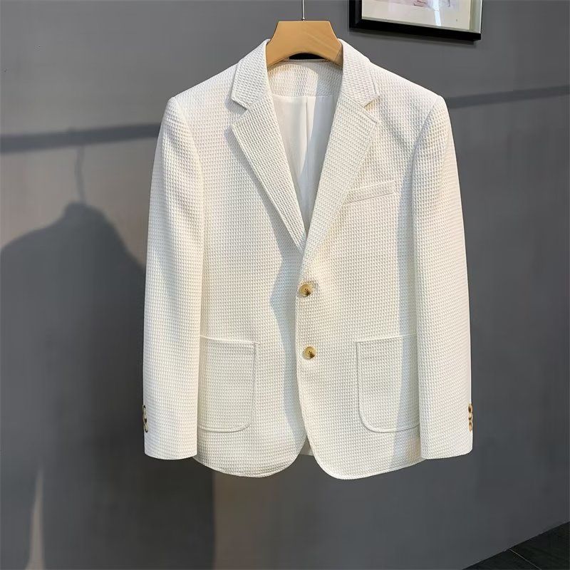 Leisure Suit Autumn Men's Slim Fit Color Business Coat