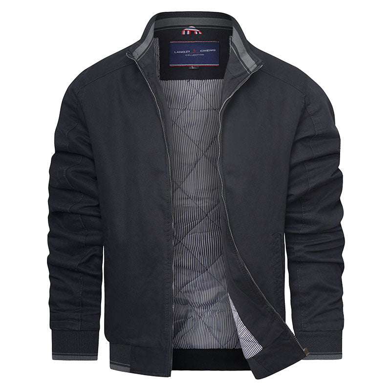 Plus Size Men's Casual Loose Padded Jacket