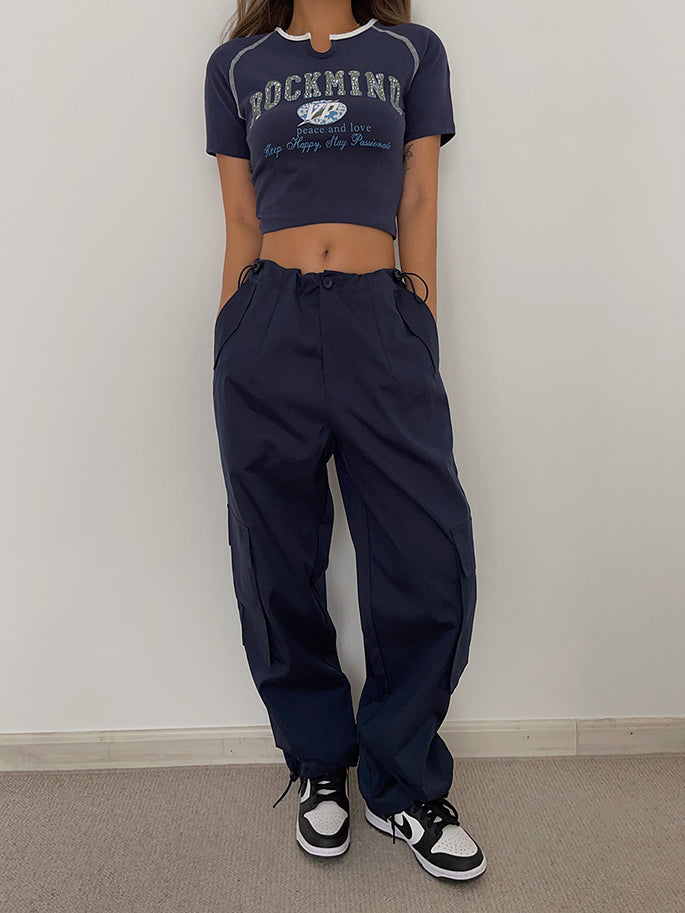 Retro Street High Street Three-dimensional Trousers With Sense
