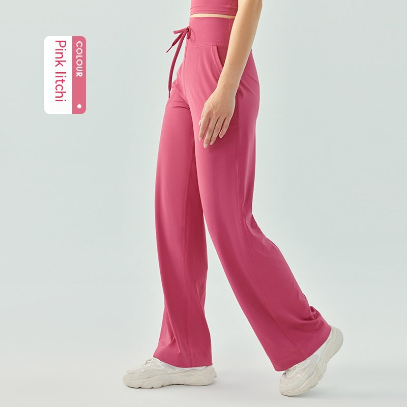 Solid Color Fitness Running Quick-drying Thin Yoga Pants