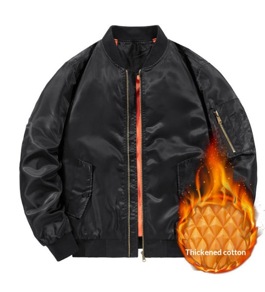 Men's Flight Suit Jacket Cotton Padded Coat