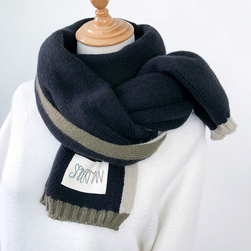 All-match Knitted Wool Student Japanese Long Style