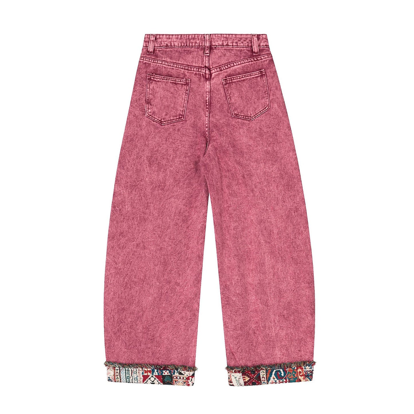 Moderigtige afslappede bootcut-jeans med lige ben til kvinder